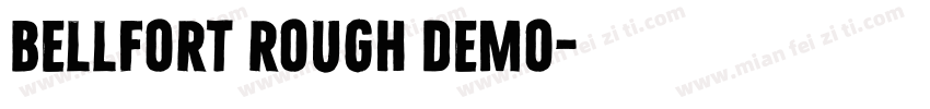 bellfort rough demo字体转换